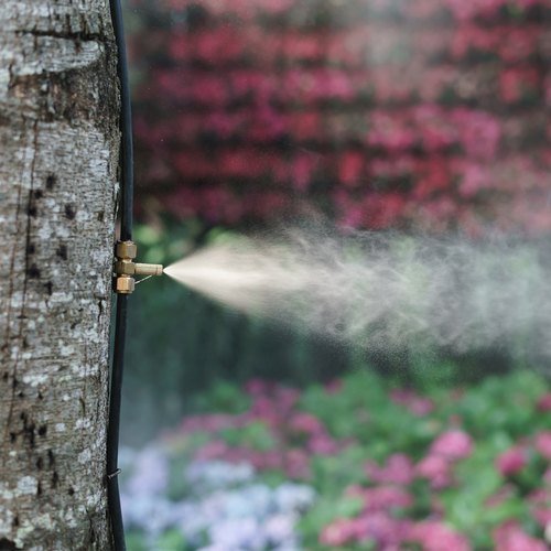 outdoor-high-pressure-misting-system Outdoor misting system